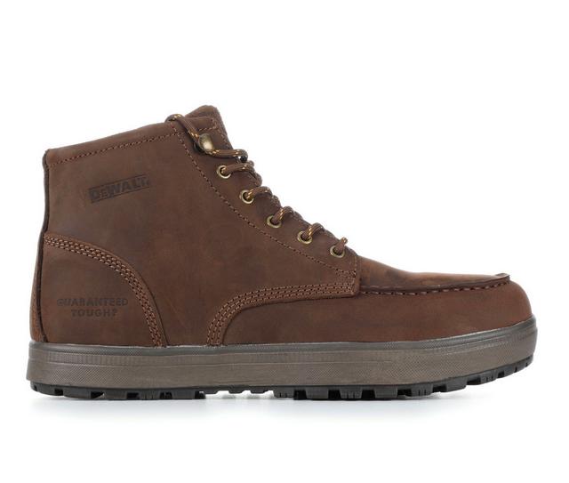 Men's DeWALT Plasma Moc Work Boots in Brown color