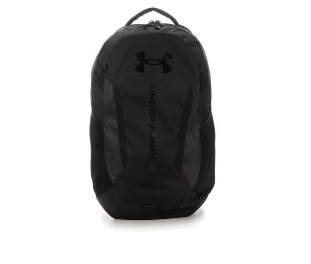 Under Armour Hustle 6.0 Backpack in Black/Black color