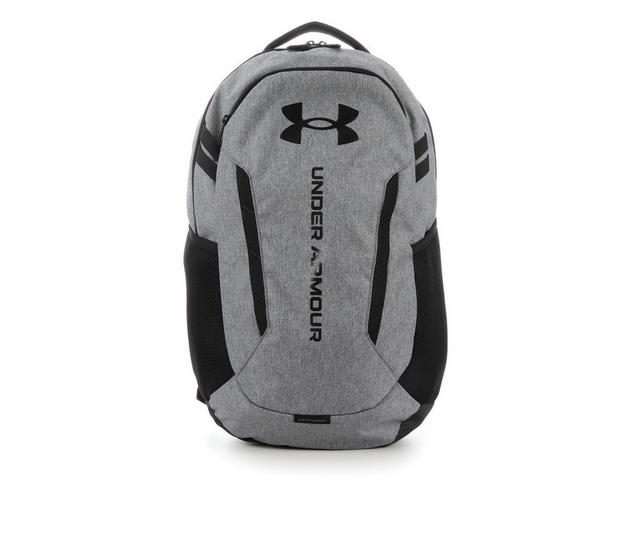 Under Armour Hustle 6.0 Backpack in Heather/Black color