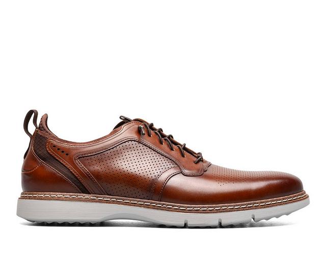 Men's Stacy Adams Sync Dress Oxfords in Cognac color