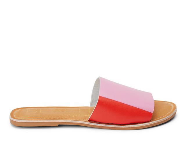 Women's Beach by Matisse Bonfire Sandals in Pink/Red color