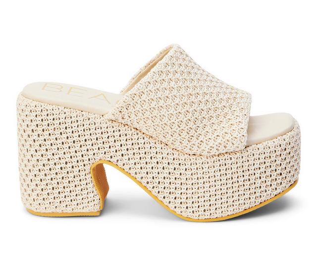 Women's Beach by Matisse Como Platform Wedge Sandals in Ivory color