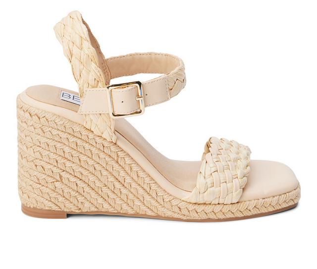 Women's Beach by Matisse Getty Espadrille Wedge Sandals in Natural/Tan color