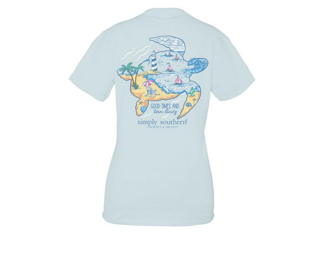 Simply Southern Track Lighthouse Shirt in Spout color