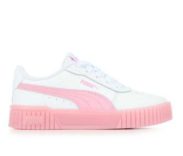 Girls' Puma Carina 2.0 Jellybean Sneakers in White/Pink color