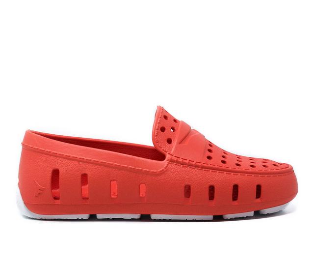 Kids' FLOAFERS Little & Big Kid Prodigy Driver Water Shoes in Coral / White color