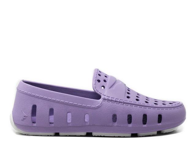 Kids' FLOAFERS Toddler Prodigy Driver Water Shoes in Lavender/White color