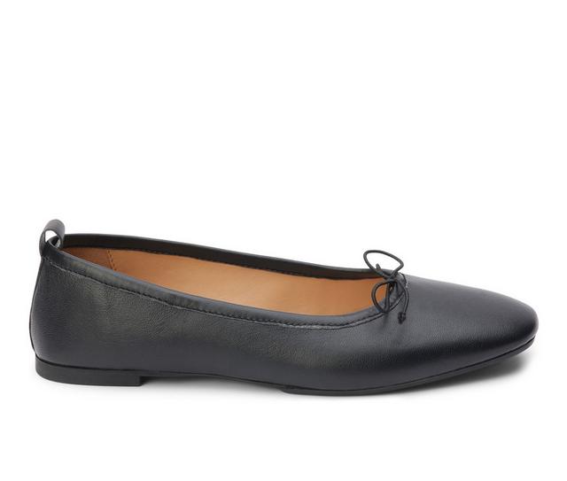 Women's Coconuts by Matisse Nikki Ballet Flats in Black color