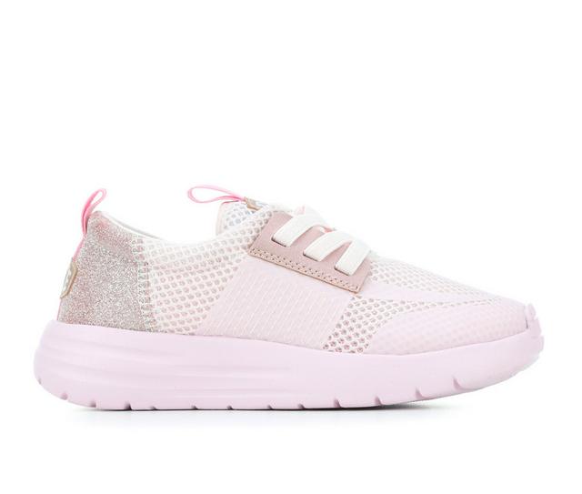Girls' HEYDUDE Little Kid & Big Kid Sirocco Youth Sneakers in Sparkle Pink color
