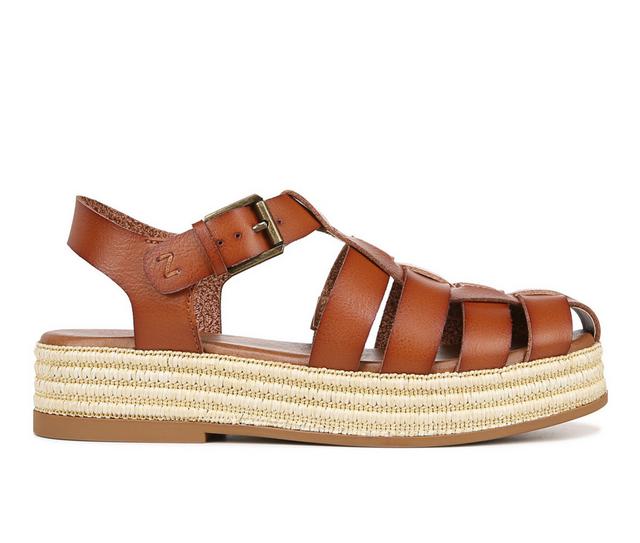 Women's Zodiac Greta Platform Fisherman Sandals in Brown color