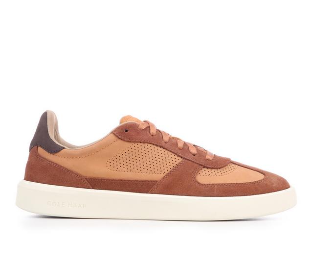 Men's Cole Haan Grand Crosscourt Modern Turf Sneakers in British Tan color