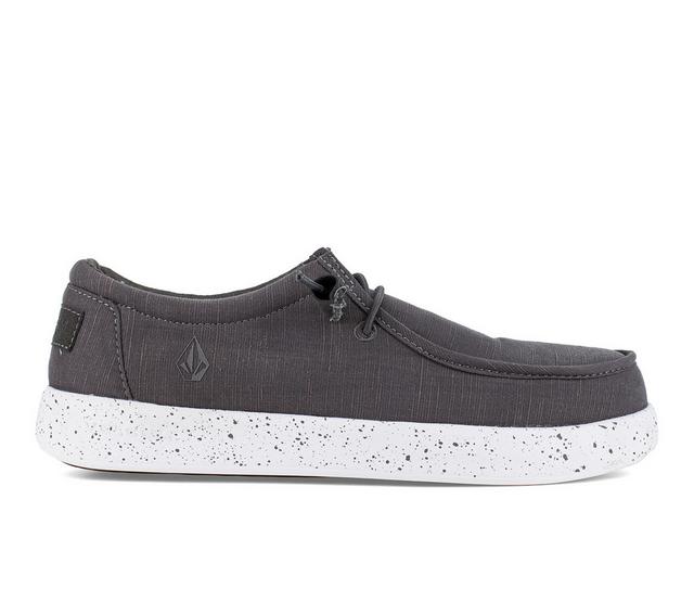 Women's Volcom Work Chill Comp Toe Electrical Hazard Work Shoes in Dark Gray color