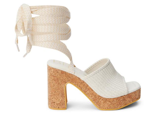 Women's Beach by Matisse Magnolia Platform Dress Sandals in Ivory color