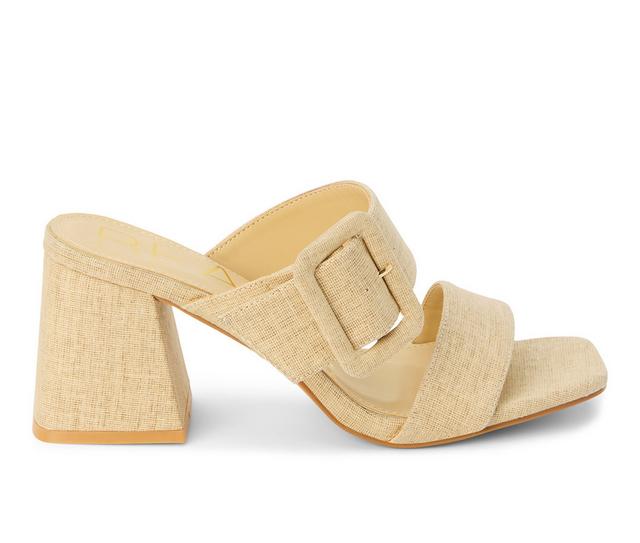 Women's Beach by Matisse Lucy Espadrille Dress Sandals in Natural Linen color