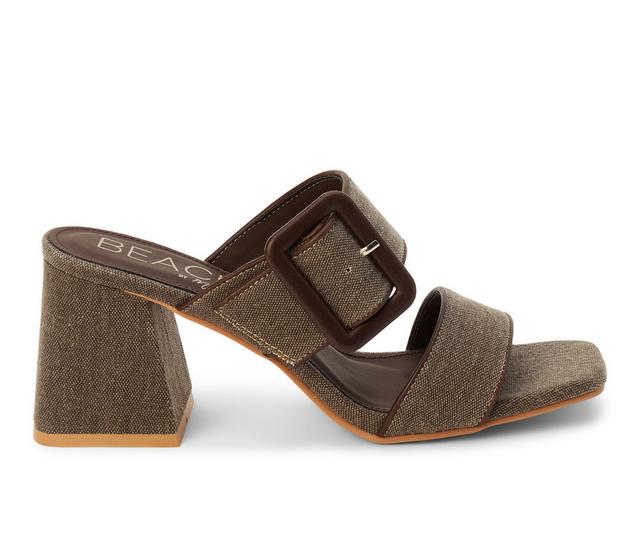 Women's Beach by Matisse Lucy Espadrille Dress Sandals in Choco color