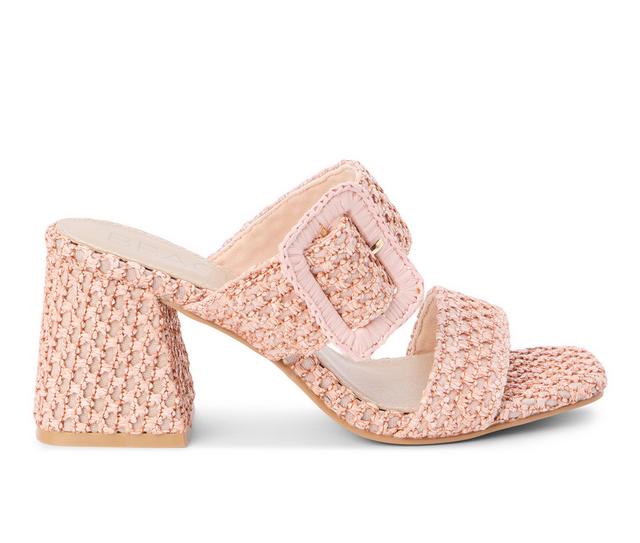 Women's Beach by Matisse Lucy Espadrille Dress Sandals in Blush color