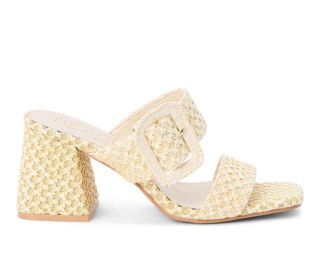 Women's Beach by Matisse Lucy Espadrille Dress Sandals in French Vanilla color