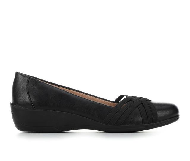 Women's LifeStride Incredible 2 Low Wedge Pumps in Black color