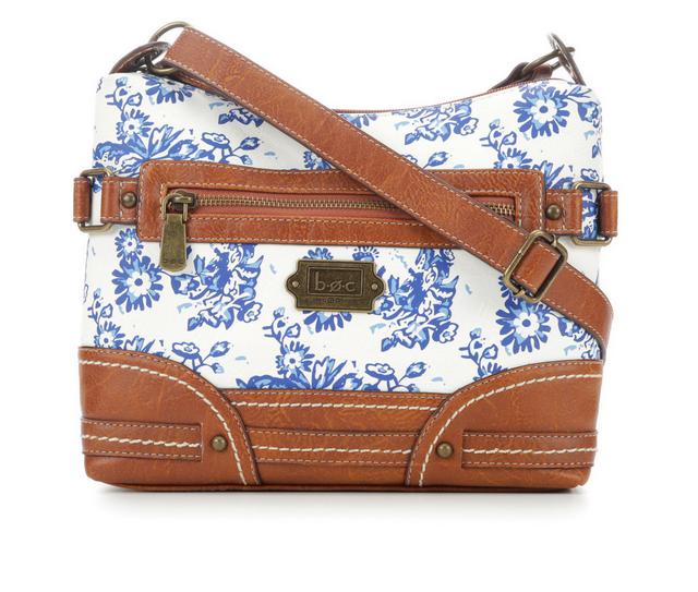 BOC Jefferson Floral Crossbody Handbag in Navy Florl/Sadl color