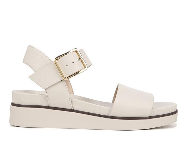 Women's LifeStride Gillian Low Wedge Sandals in Bone White color