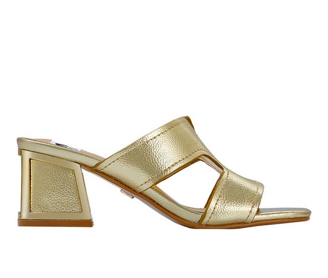 Women's Ninety Union Bright Dress Sandals in Gold color