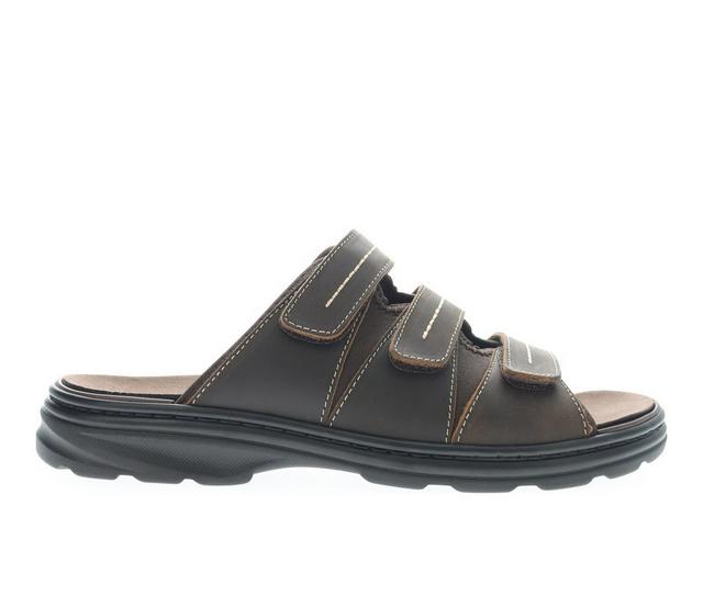Men's Propet Hatcher Outdoor Sandals in Brown color