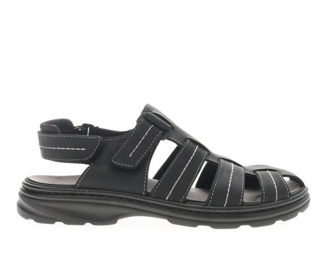 Men's Propet Hunter Outdoor Sandals in Black color