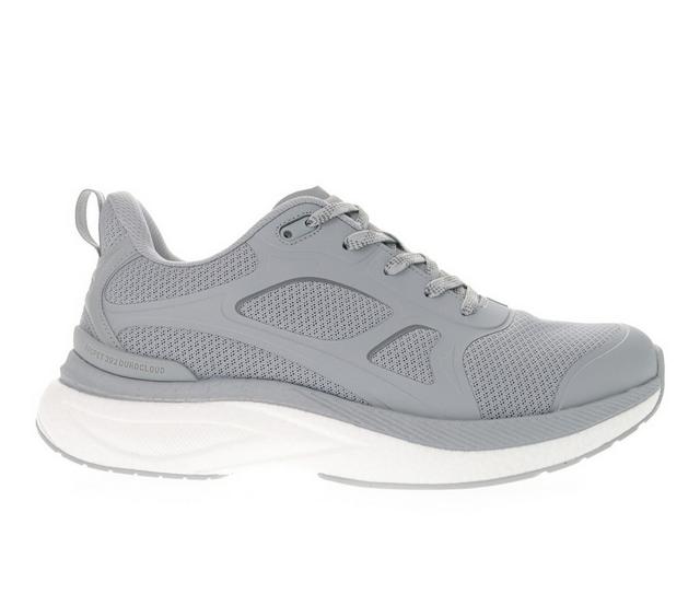 Men's Propet Propet 392 DuroCloud Walking Shoes in Grey color