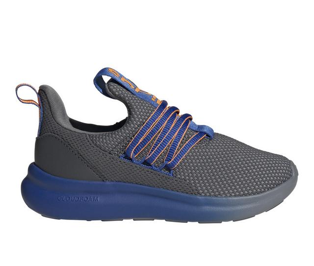 Boys' Adidas Little Kid & Big Kid Lite Racer Adapt  7.0 K Running Shoes in Gry/Blue/Orng color