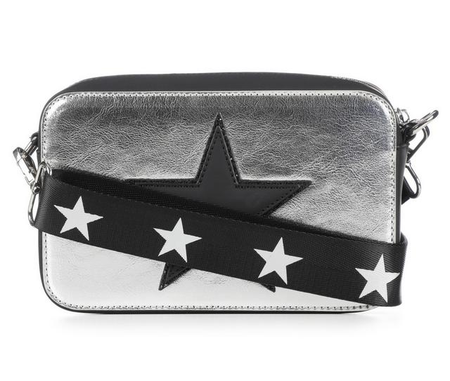 VINTAGE HAVANA Linda Handbag in SILVER/BLK STAR color