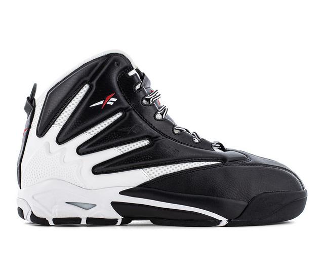 Men's REEBOK WORK The Blast Work Electrical Hazard High-Top Sneakers in Black and White color