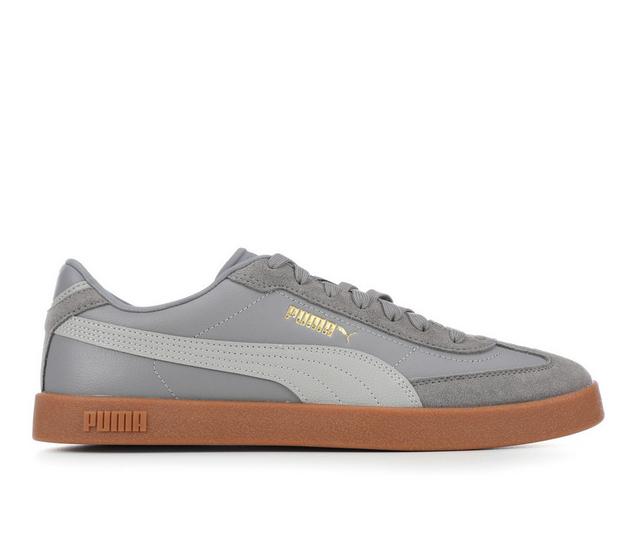 Men's Puma Club II Era Sneakers in Grey/Gum color