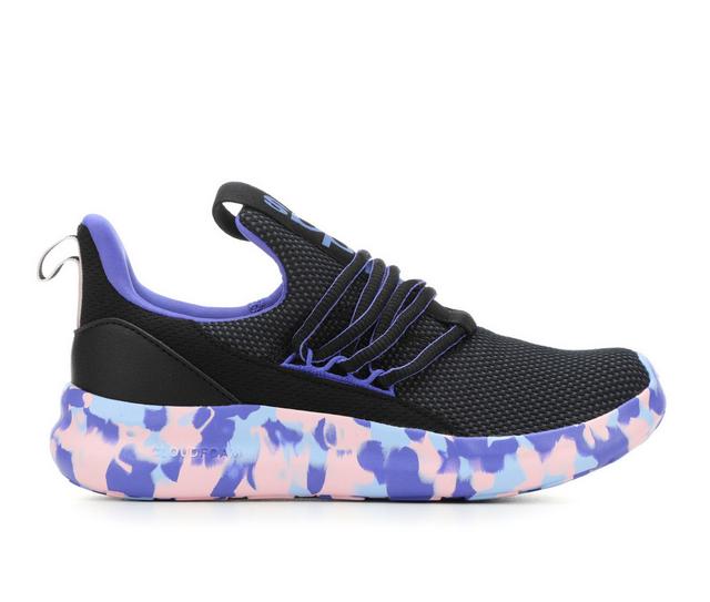 Girls' Adidas Lite Racer Adapt 7.0 K Running Shoes in Black/Multi color