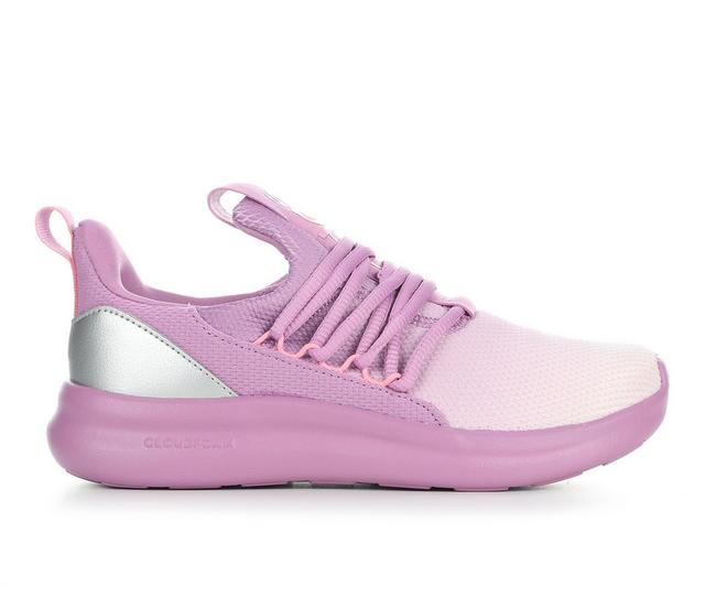 Girls' Adidas Lite Racer Adapt 7.0 K Running Shoes in Prpl/Pink/Slver color