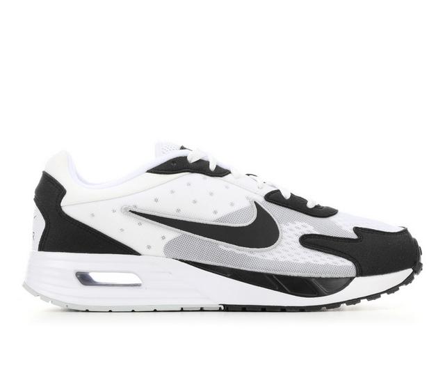 Men's Nike Air Max Solo Sneakers in White/Black 100 color