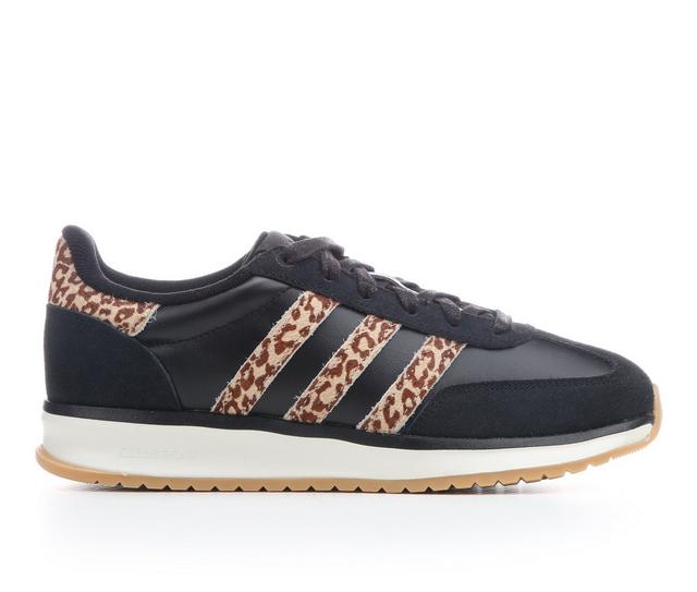 Women's Adidas Run 70s 2.0 Sneakers in Black/Leopard color