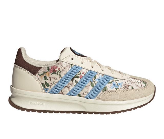Women's Adidas Run 70s 2.0 Sneakers in Nat/Floral/Blue color