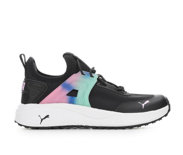 Girls' Puma Little Kid Pacer 23 Ombre Running Shoes in Black/Multi color
