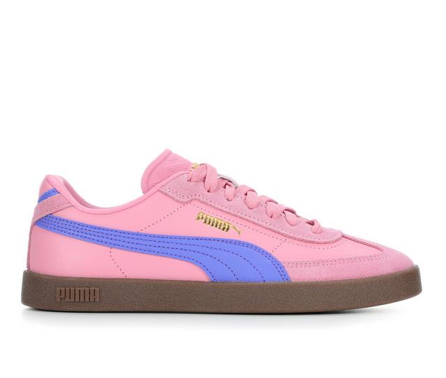 Women's Puma Club II Era Sneakers in Pink/Purp/Gum color