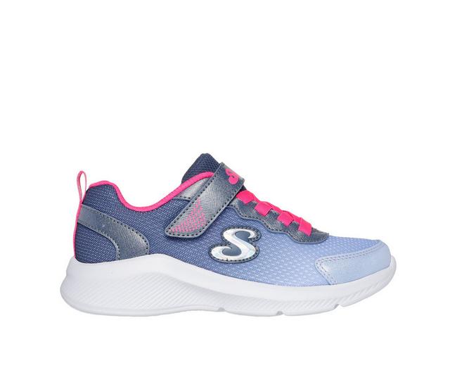 Skechers Sole Swifters Girls Running Shoes in Navy/Hot Pink color