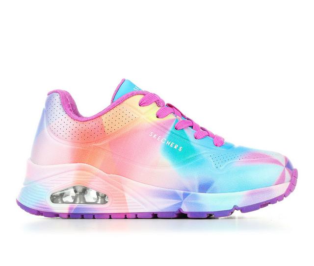 Girls' Skechers Street Little Kid & Big Kid Uno Gen 1 Kaleidoscope Sneakers in Purple Multi color