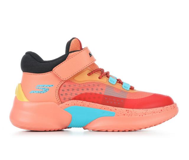 Boys' Skechers Boys Skechers SKX Court Hype Basketball Shoes in Org/Multi color