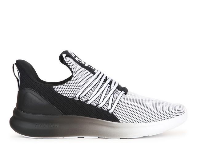 Men's Adidas Lite Racer Adapt 7.0 Sneakers in Wht/Blk Fade color