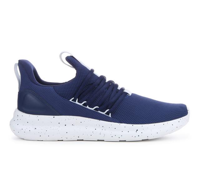 Men's Adidas Lite Racer Adapt 7.0 Sneakers in Nvy/White Speck color