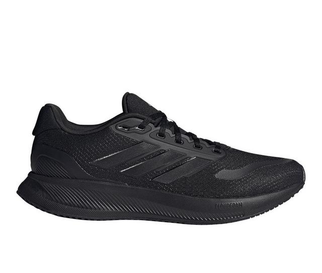 Men's Adidas Runfalcon 5.0 Running Shoes in Black color