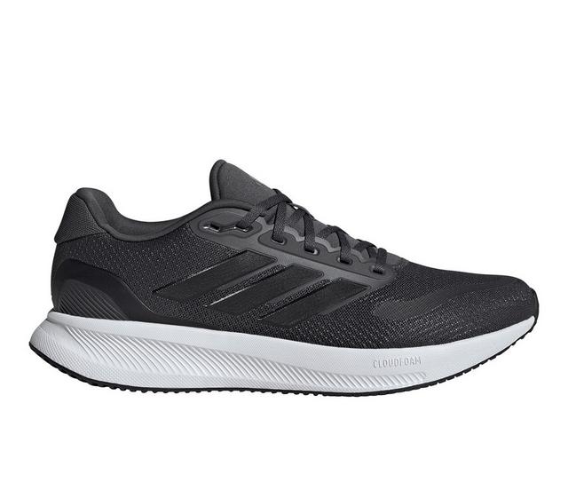 Men's Adidas Runfalcon 5.0 Running Shoes in Org/Gry/Wht color