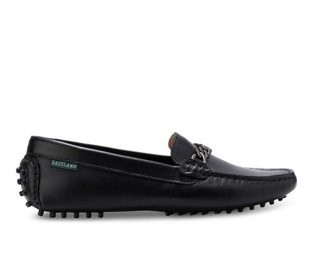Women's Eastland Sawgrass Driving Moc Loafers in Black color