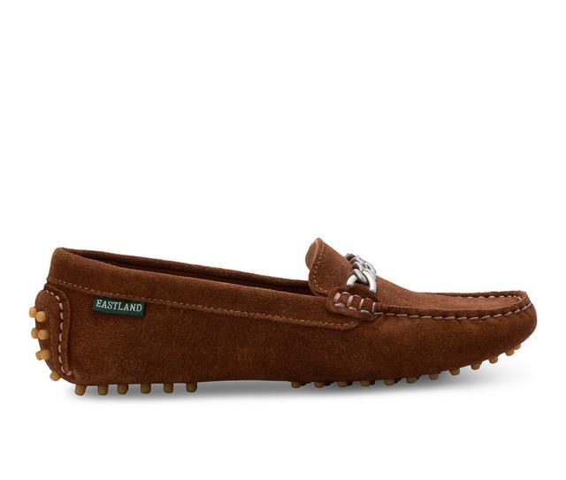 Women's Eastland Sawgrass Driving Moc Loafers in Tan color