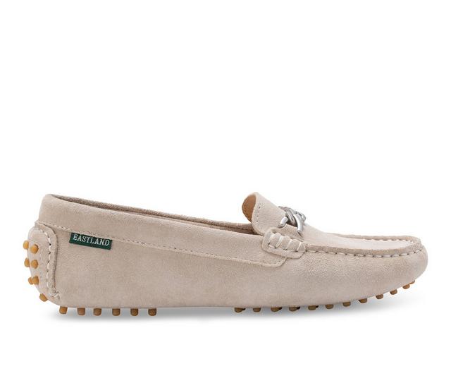 Women's Eastland Sawgrass Driving Moc Loafers in Ivory color