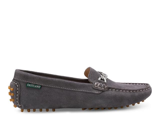 Women's Eastland Sawgrass Driving Moc Loafers in Grey color